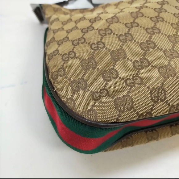 Gucci Tan Shoulder Bag. Sherry line. - Picture 5 of 8